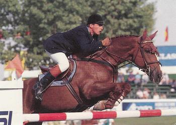 1995 Collect-A-Card Equestrian #84 Ludo Philippaerts / Trudo Fidelgo Front